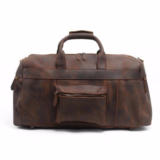 The Asta Weekender | Handcrafted Leather Duffle Bag from STEEL HORSE LEATHER