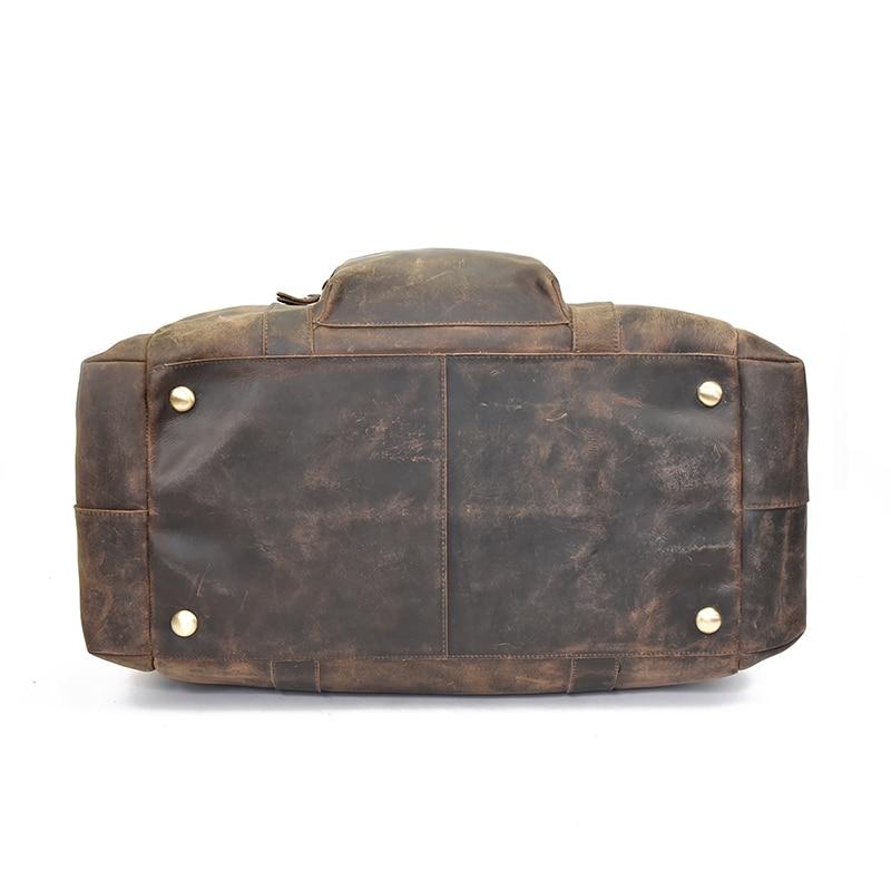 The Colden Duffle Bag | Large Capacity Leather Weekender from STEEL HORSE LEATHER