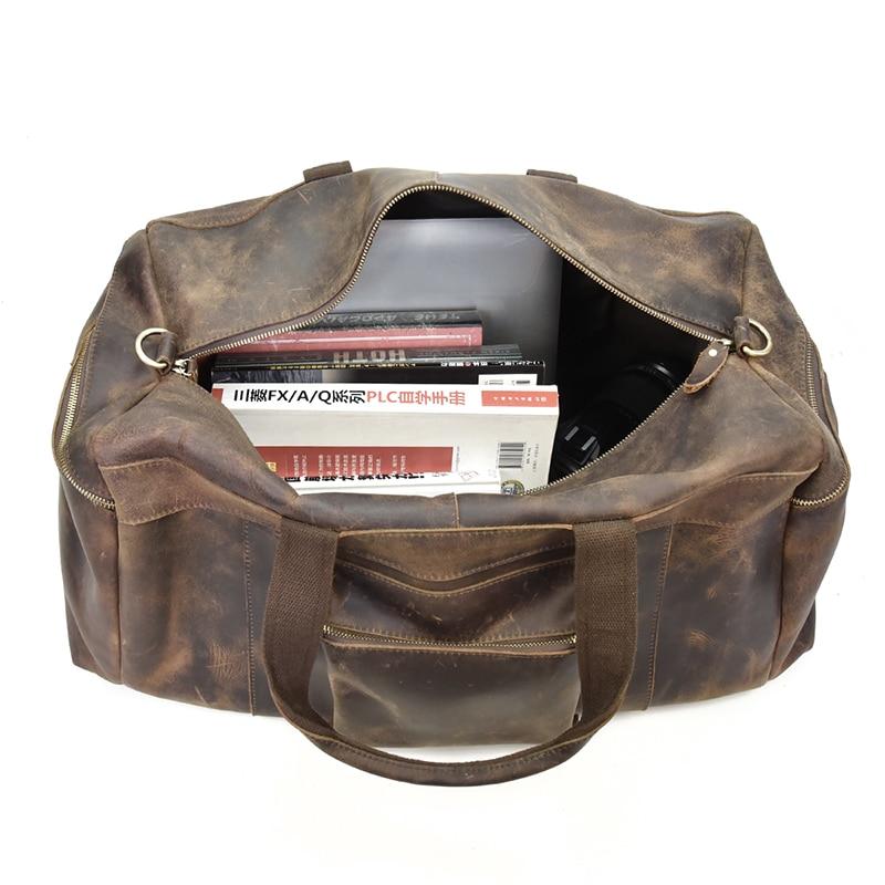 The Colden Duffle Bag | Large Capacity Leather Weekender from STEEL HORSE LEATHER