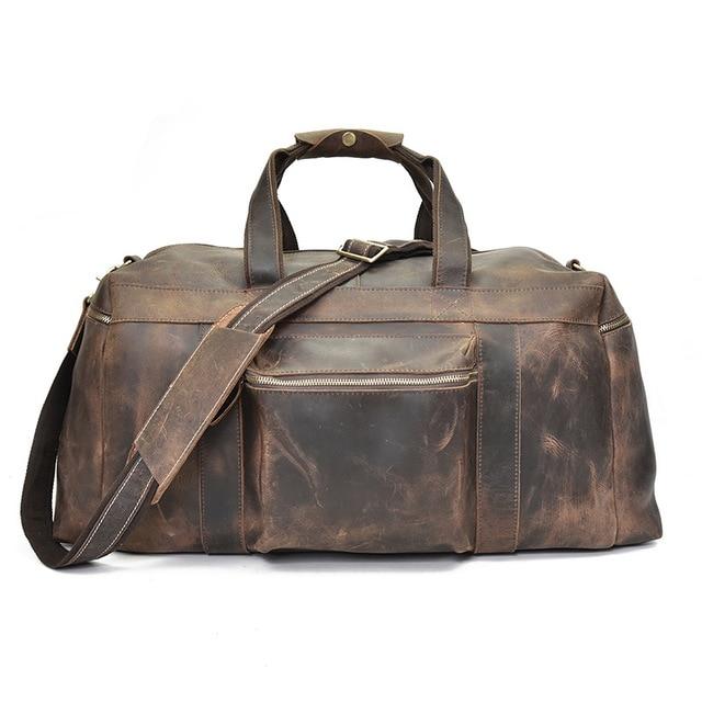 The Colden Duffle Bag | Large Capacity Leather Weekender from STEEL HORSE LEATHER