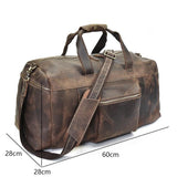 The Colden Duffle Bag | Large Capacity Leather Weekender from STEEL HORSE LEATHER