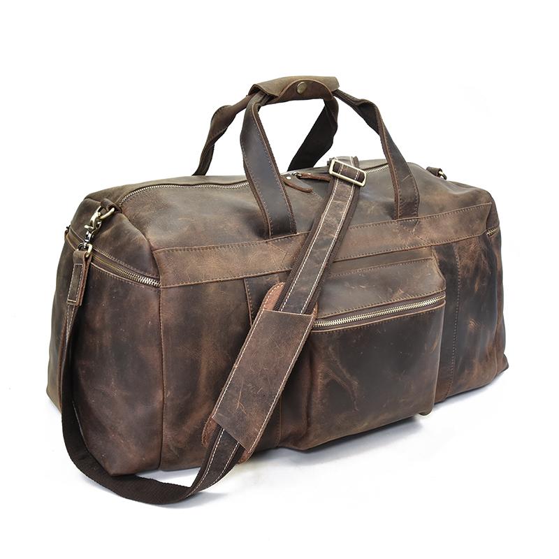 The Colden Duffle Bag | Large Capacity Leather Weekender from STEEL HORSE LEATHER
