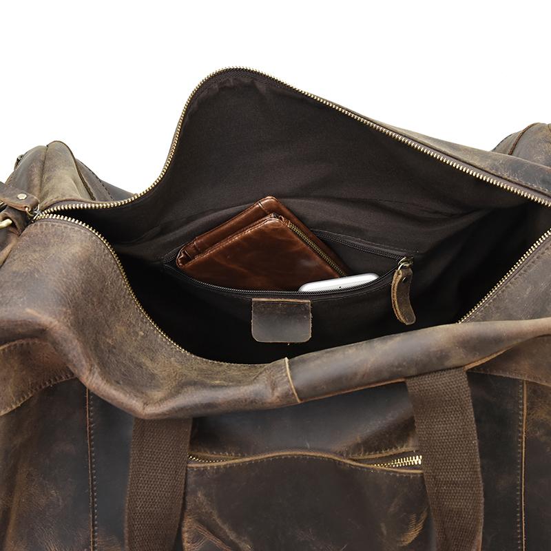 The Colden Duffle Bag | Large Capacity Leather Weekender from STEEL HORSE LEATHER