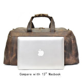 The Colden Duffle Bag | Large Capacity Leather Weekender from STEEL HORSE LEATHER