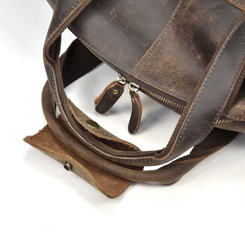 The Colden Duffle Bag | Large Capacity Leather Weekender from STEEL HORSE LEATHER