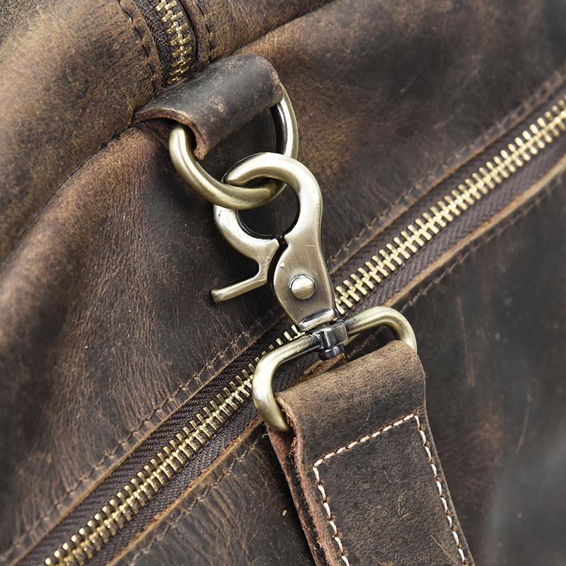 The Colden Duffle Bag | Large Capacity Leather Weekender from STEEL HORSE LEATHER