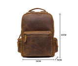 The Langley Backpack | Genuine Vintage Leather Backpack from STEEL HORSE LEATHER