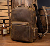 The Langley Backpack | Genuine Vintage Leather Backpack from STEEL HORSE LEATHER