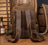 The Langley Backpack | Genuine Vintage Leather Backpack from STEEL HORSE LEATHER