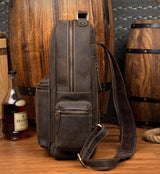 The Langley Backpack | Genuine Vintage Leather Backpack from STEEL HORSE LEATHER