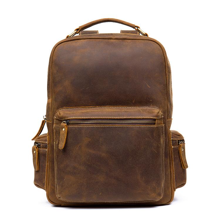 The Langley Backpack | Genuine Vintage Leather Backpack from STEEL HORSE LEATHER