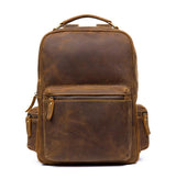 The Langley Backpack | Genuine Vintage Leather Backpack from STEEL HORSE LEATHER