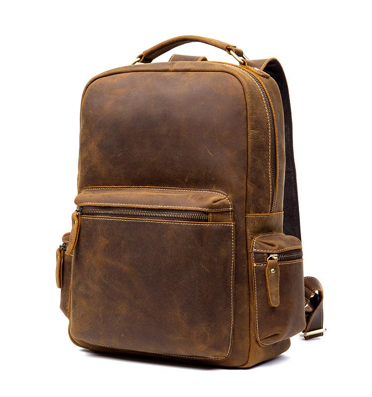 The Langley Backpack | Genuine Vintage Leather Backpack from STEEL HORSE LEATHER
