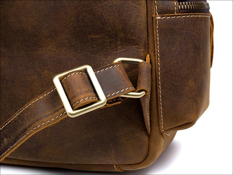 The Langley Backpack | Genuine Vintage Leather Backpack from STEEL HORSE LEATHER
