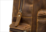 The Langley Backpack | Genuine Vintage Leather Backpack from STEEL HORSE LEATHER