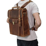 The Vali Backpack | Handmade Vintage Leather from STEEL HORSE LEATHER