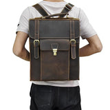 The Vali Backpack | Handmade Vintage Leather from STEEL HORSE LEATHER