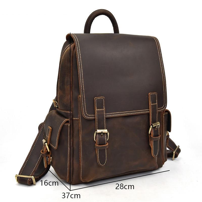 The Freja Backpack | Handcrafted Leather Backpack from STEEL HORSE LEATHER
