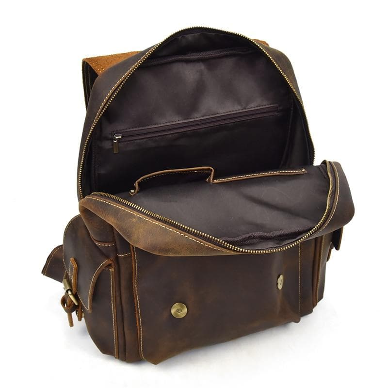 The Freja Backpack | Handcrafted Leather Backpack from STEEL HORSE LEATHER