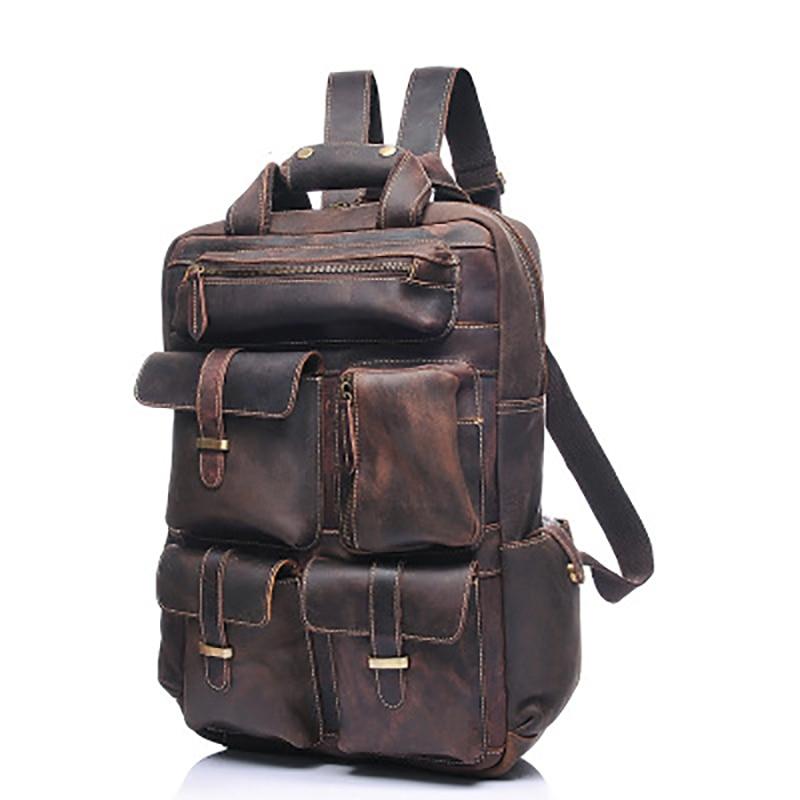 The Shelby Backpack | Handmade Genuine Leather Backpack from STEEL HORSE LEATHER