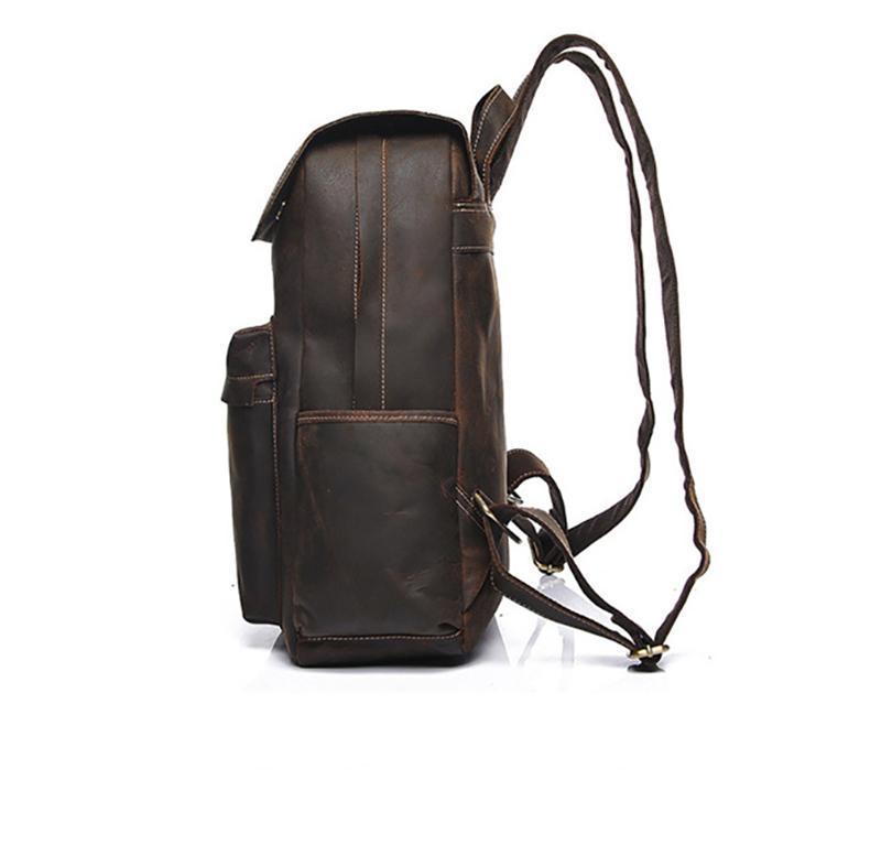 The Helka Backpack | Genuine Vintage Leather Backpack from STEEL HORSE LEATHER