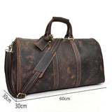 The Bjarke Weekender | Handcrafted Leather Duffle Bag from STEEL HORSE LEATHER