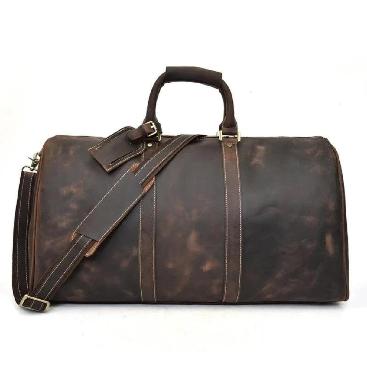 The Bjarke Weekender | Handcrafted Leather Duffle Bag from STEEL HORSE LEATHER