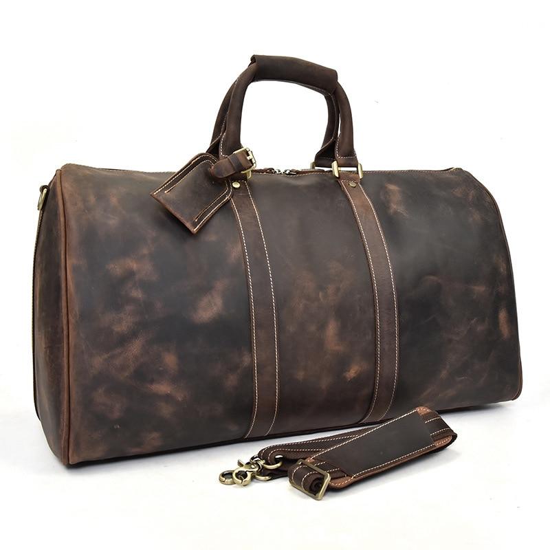 The Bjarke Weekender | Handcrafted Leather Duffle Bag from STEEL HORSE LEATHER