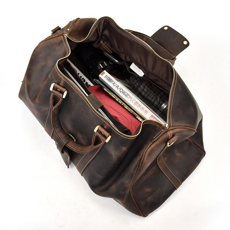 The Bjarke Weekender | Handcrafted Leather Duffle Bag from STEEL HORSE LEATHER