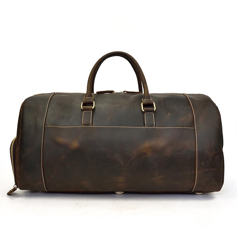 The Bard Weekender | Handmade Leather Duffle Bag from STEEL HORSE LEATHER