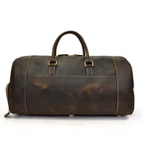 The Bard Weekender | Handmade Leather Duffle Bag from STEEL HORSE LEATHER