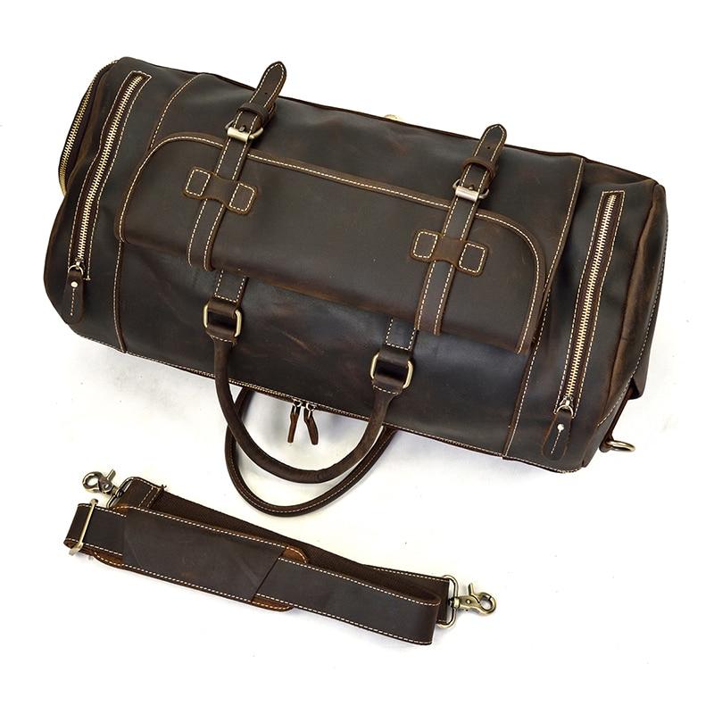 The Bard Weekender | Handmade Leather Duffle Bag from STEEL HORSE LEATHER