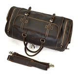 The Bard Weekender | Handmade Leather Duffle Bag from STEEL HORSE LEATHER
