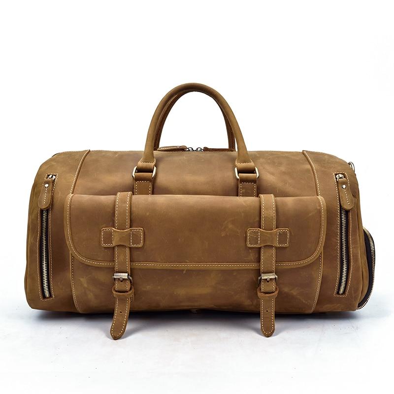 The Bard Weekender | Handmade Leather Duffle Bag from STEEL HORSE LEATHER