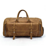 The Bard Weekender | Handmade Leather Duffle Bag from STEEL HORSE LEATHER
