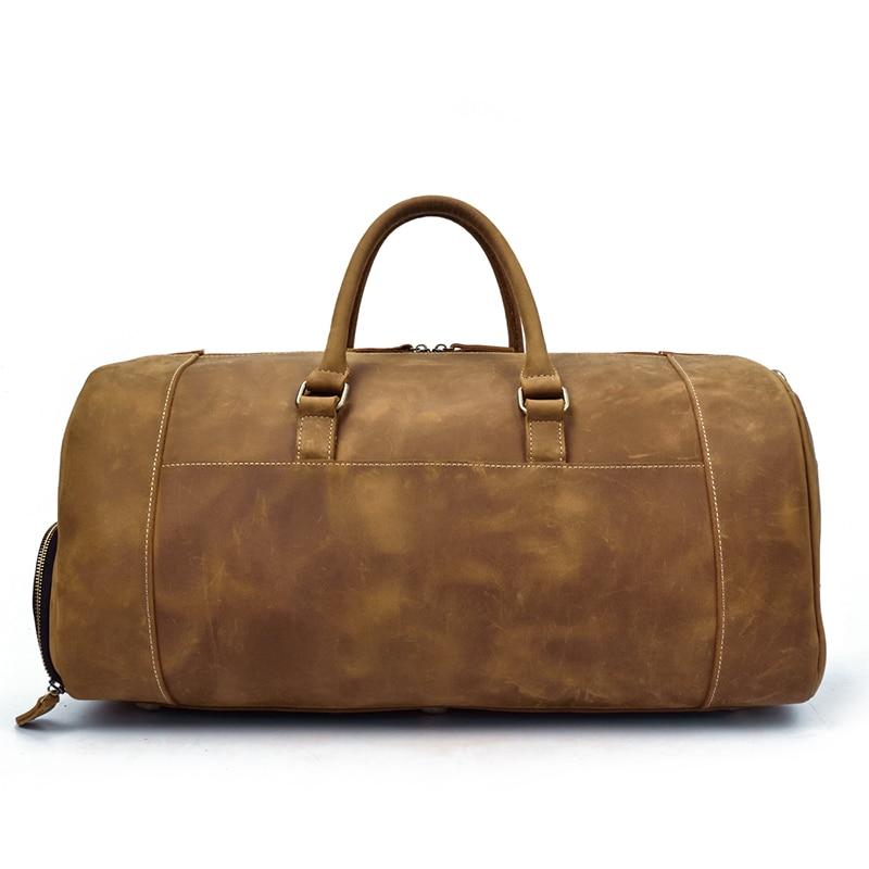 The Bard Weekender | Handmade Leather Duffle Bag from STEEL HORSE LEATHER