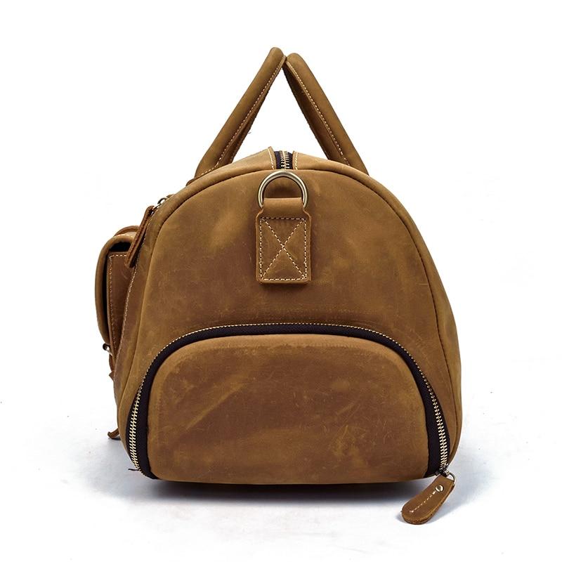 The Bard Weekender | Handmade Leather Duffle Bag from STEEL HORSE LEATHER