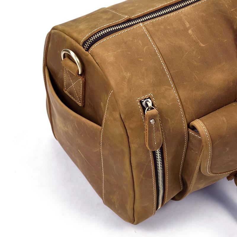 The Bard Weekender | Handmade Leather Duffle Bag from STEEL HORSE LEATHER