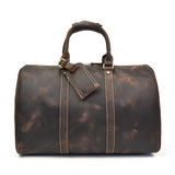 The Brandt Weekender | Small Leather Duffle Bag from STEEL HORSE LEATHER