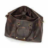 The Brandt Weekender | Small Leather Duffle Bag from STEEL HORSE LEATHER