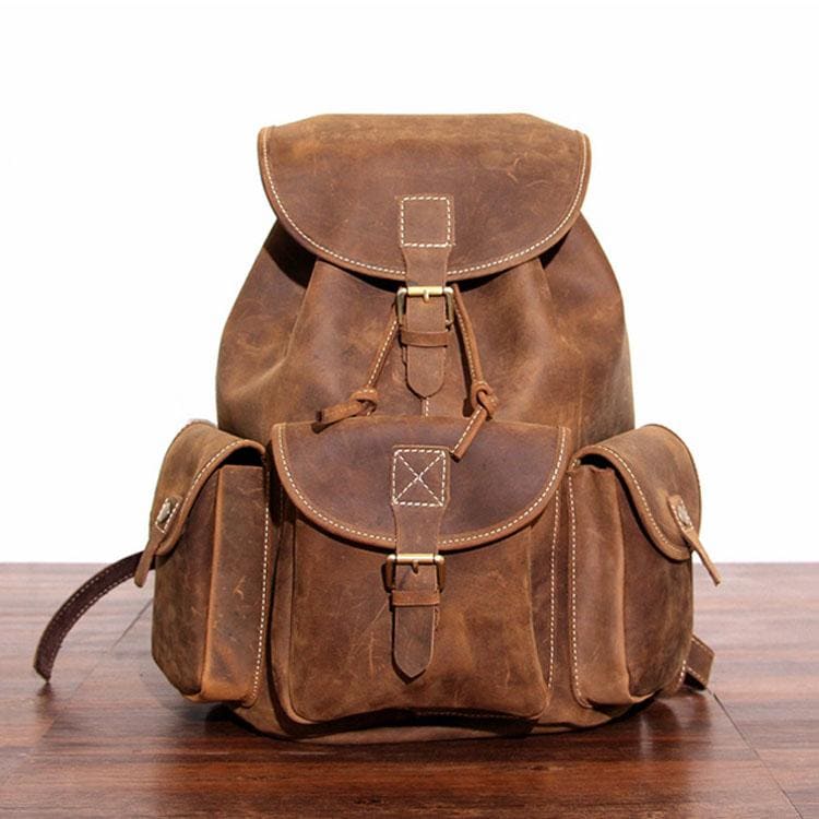 The Asmund Backpack | Genuine Leather Rucksack from STEEL HORSE LEATHER