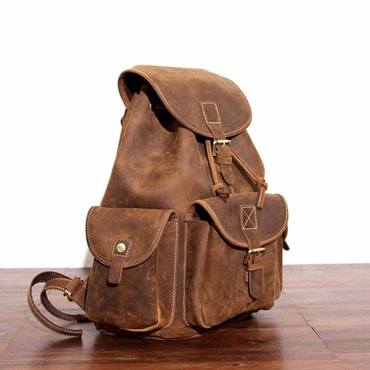 The Asmund Backpack | Genuine Leather Rucksack from STEEL HORSE LEATHER