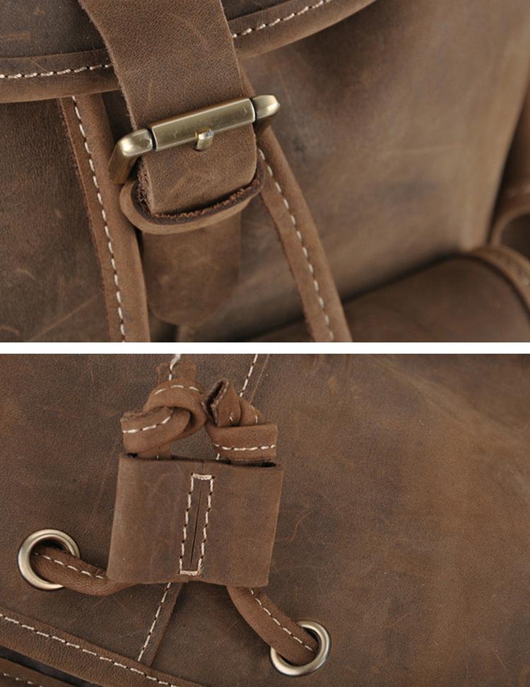 The Asmund Backpack | Genuine Leather Rucksack from STEEL HORSE LEATHER