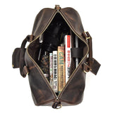 The Brandt Weekender | Small Leather Duffle Bag from STEEL HORSE LEATHER