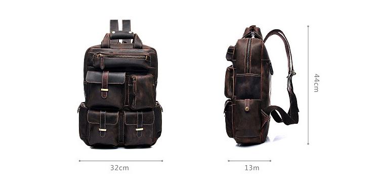 The Shelby Backpack | Handmade Genuine Leather Backpack from STEEL HORSE LEATHER
