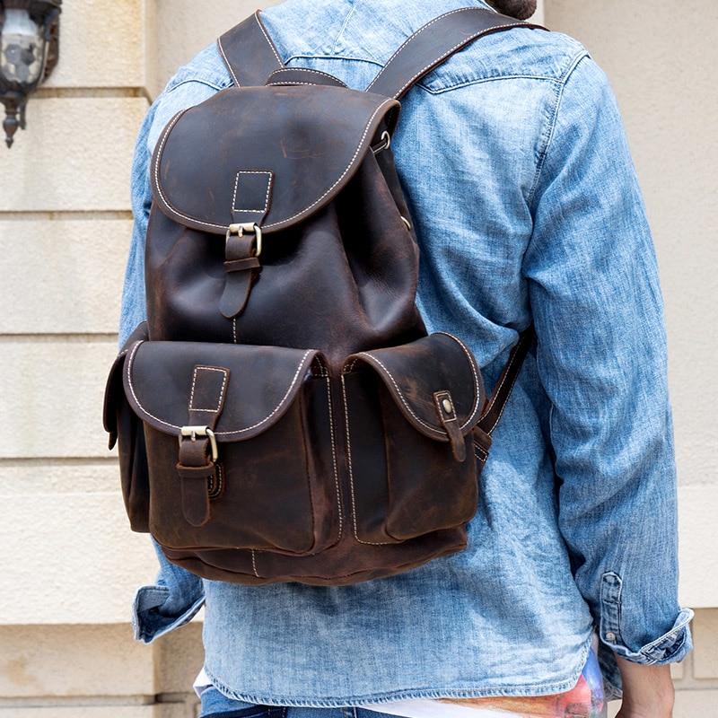 The Asmund Backpack | Genuine Leather Rucksack from STEEL HORSE LEATHER