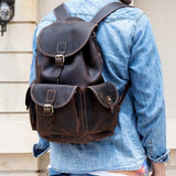 The Asmund Backpack | Genuine Leather Rucksack from STEEL HORSE LEATHER