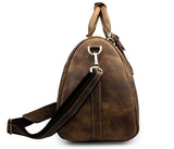The Brandt Weekender | Small Leather Duffle Bag from STEEL HORSE LEATHER