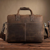 The Welch Briefcase | Vintage Leather Messenger Bag from STEEL HORSE LEATHER