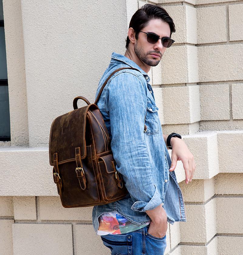 The Freja Backpack | Handcrafted Leather Backpack from STEEL HORSE LEATHER